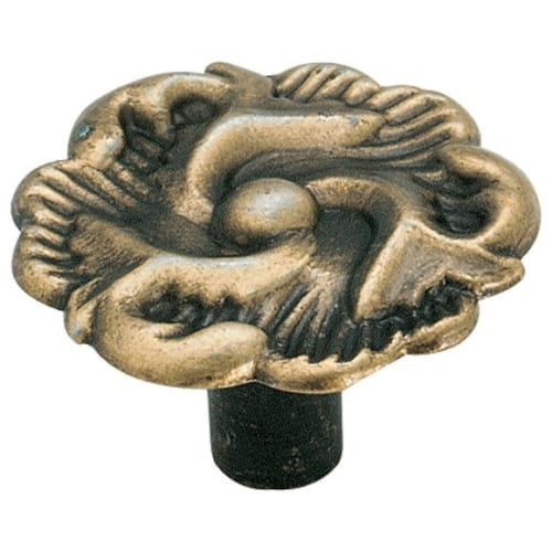 Amerock Everyday Heritage 1-1/4 in (32 mm) Diameter Antique Brass Cabinet Knob