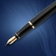 thumbnail image 4 of Pluma estilográfica Waterman Expert negra brillante con borde dorado de 23 quilates, 4 of 8