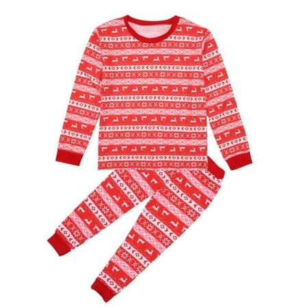 

Christmas Parent-child Suit Printed Home Pajamas 2 Piece Set