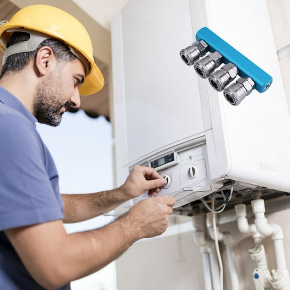 FRCOLOR Pneumatic Fitting Compressor Accessories Air Coupler and Plug Kit