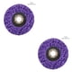 thumbnail image 4 of Speravity Rueda de lijado Acero inoxidable Pulido Pulido Agujero interior Herramientas de resistencia al desgaste para amoladora angular Coche # 100 negro #125 morado 2piezas Speravity CBP033656, 4 of 5