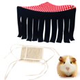 thumbnail image 1 of Hamac à Franges pour Hamster Triangle : Lit Suspendu pour Hamster avec Paille, 1 of 7
