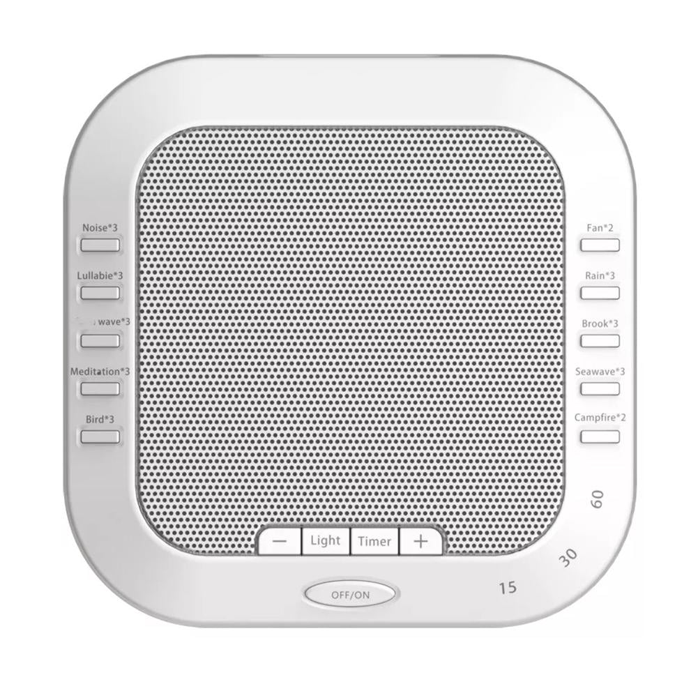 Sound Machine Solfeggio Frequencies,28 Soothing Sounds,Three Timing Modes, Long Battery Life,3 Timer Modes and Soft Night Light for Yoga, Thinking, Sleeping, Writing