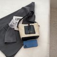 thumbnail image 3 of Bolso tipo cubo para mujer, tejido de paja de PU, bolso de viaje sencillo para mujer (negro), 3 of 7