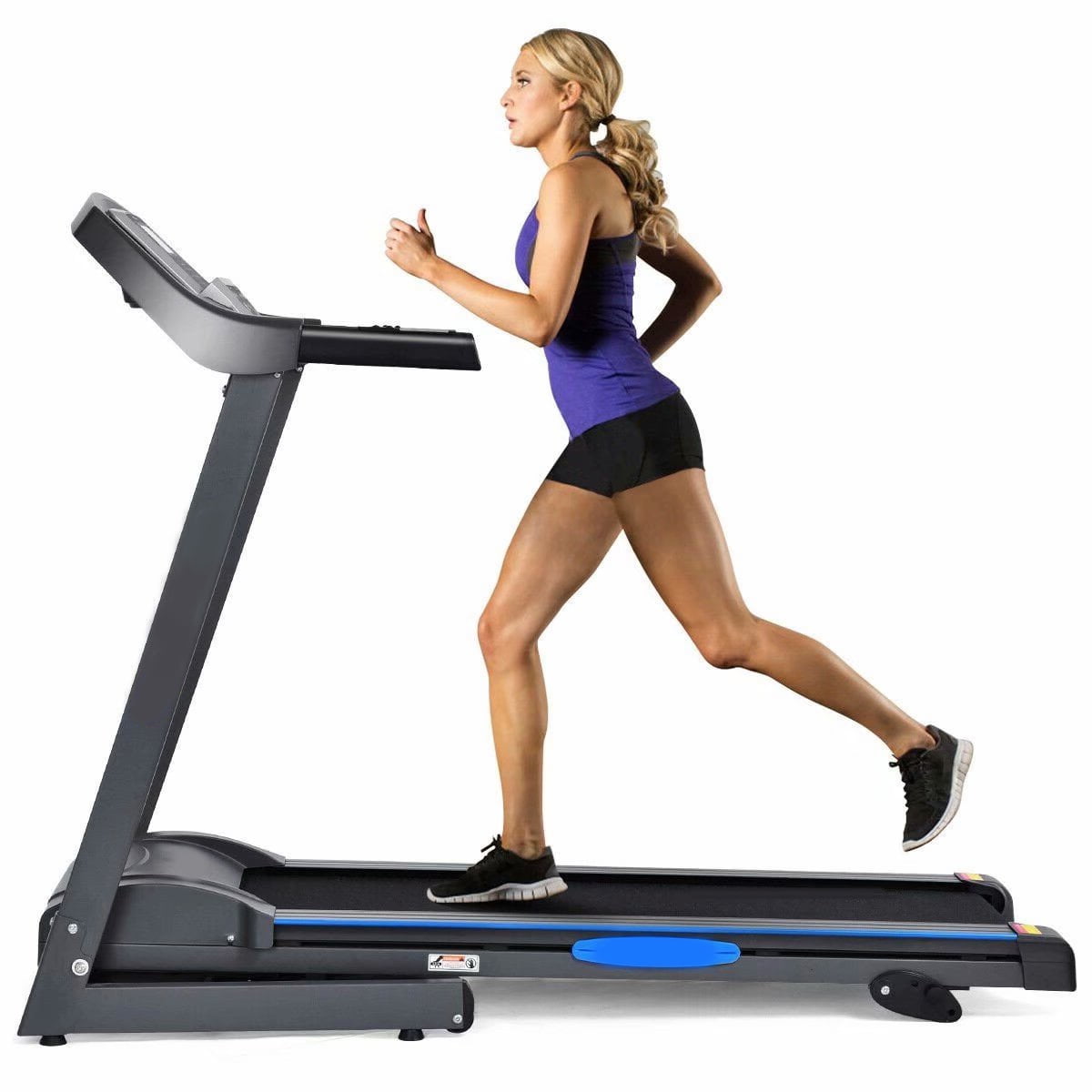 Treadmill 2.25 HP Folding Electric Treadmill Motorized Power Running