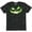 Storm Camo, variant on Inktastic Wide Grinning Pumpkin Face in Lime Green Glow T-Shirt