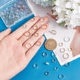 thumbnail image 3 of PH Circle Bead Frame 18K 24K Gold 54pcs 3 Sizes Two Hole Frame Spacer Beads 8/10/12mm Brass Round Connector Ring for Beading Earring Bracelet Necklace Making Gold/Silver/Rose Gold Gold, 3 of 9