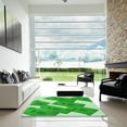 thumbnail image 7 of Ahgly Company Machine Washable Indoor Square Transitional Green Area Rugs, 7' Square, 7 of 7
