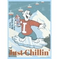 thumbnail image 2 of Men's ICEE Bear Just Chillin' while Iceboarding  Graphic Tee Light Blue X Large, 2 of 4