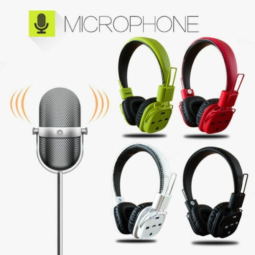 Auriculares bajos inalámbricos Auriculares estéreo plegables Auriculares manos libres deportivos, Verde Methold EL4778-04B