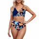 thumbnail image 2 of Trajes de baño para mujer, traje de baño de dos piezas de cintura alta con estampado floral de talla grande para mujer, trajes de baño para mujer, trajes de baño para mujer, trajes de baño de moda pla, 2 of 5