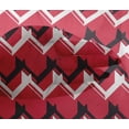 thumbnail image 4 of oneOone Viscose Chiffon Fabric Chevron Geometric Decor Fabric Printed BTY 42 Inch Wide, 4 of 4