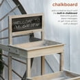thumbnail image 6 of Alpine Corporation Portable Wood 2-Tier Plant Display Stand, Tan, 6 of 10