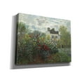 thumbnail image 2 of Epic Graffiti 'The Artist’s Garden In Argenteuil' by Claude Monet, Giclee Canvas Wall Art, 34"x26", 2 of 8