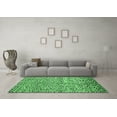 thumbnail image 3 of Ahgly Company Indoor Rectangle Abstract Emerald Green Contemporary Area Rugs, 2' x 3', 3 of 4