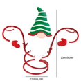 thumbnail image 4 of Wine Bottle Glass Holder for Christmas Party Decor Iron Ornaments Home Desktop Decor Goblet Display Rack Decor, 4 of 10