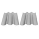 thumbnail image 5 of Sartenes para Baguette profesionales de calidad alimentaria, 3 panes que evitan que se pegue, bandeja para Pan francés perforada para hornear, 2 uds., 5 of 14