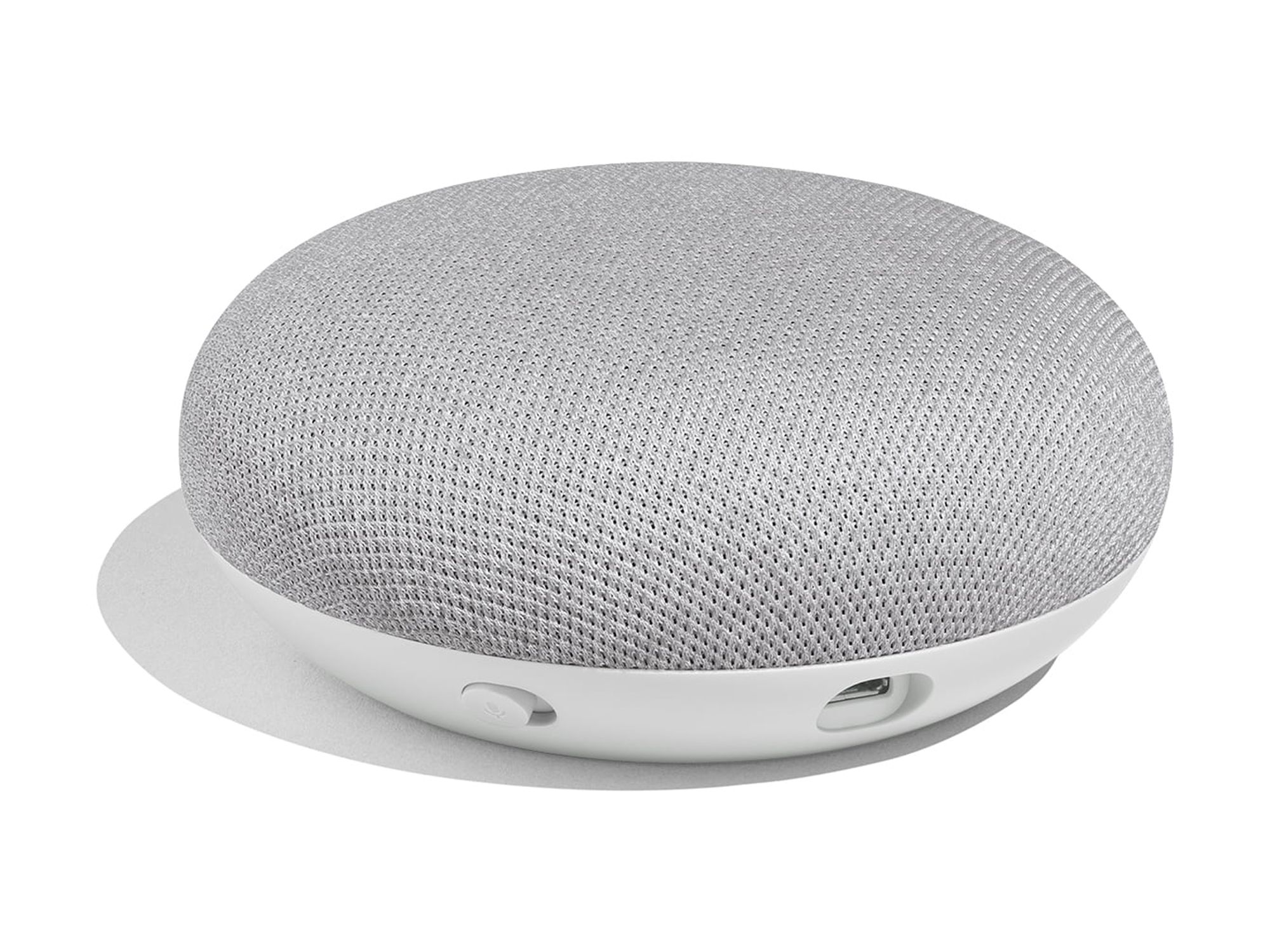 Google Home Mini Smart Speaker, Chalk photo 4