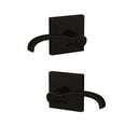 thumbnail image 2 of Schlage FC172WIT608COL Custom Whitney Non-Turning Two-Sided Dummy Door Lever Set - Brass, 2 of 7