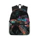 thumbnail image 1 of Fotbe Colorful Plant Turtle A Mochila Ligera Casual para Laptop para Hombres y Mujeres, Mochila Impermeable de Uso Diario, Mochila para Universidad, 1 of 6
