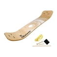 thumbnail image 3 of Almencla Wooden Balance Board with Rope, Stability Slackline Portable Balance Training Board for Core Workout Standing Style B, 3 of 7