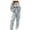 Blue Camo Bow, variant on Womens 2 Piece Casual Outfits, Long Sleeve Sweatshirt, Lounge Set Full Zip Tracksuit & Wide Leg Sweatpants Matching Sets, Fall Activewear, Streetwear Clothing,Ladies Jogger Set, Pink Bow