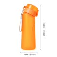 thumbnail image 4 of Botella Bebida 650ML Reutilizable Flavo Camping Senderismo Drinkware () Rojo Naranja, 4 of 9