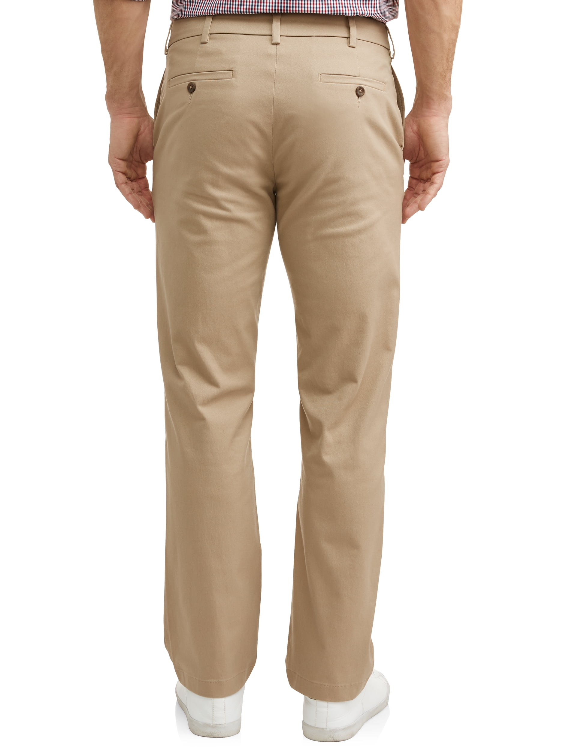 George Men's and Big Men's Premium Regular Fit Khaki Pant - Walmart.com