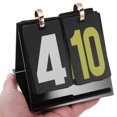 thumbnail image 5 of WEAVILUX Portable Flip Scoreboard Tabletop Score Keeper Made with Durable PP and PVC for Game Night and Competitions, 5 of 8