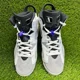 thumbnail image 5 of N I-K-E A i r-Jor-dan 6 Retro Mens Size 10.5 White Gray Basketball Shoes Sneakers, 5 of 6