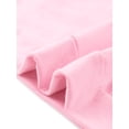 thumbnail image 5 of INSPIRE CHIC Women's Wrap Tops V Neck Short Sleeves Button Decor Ruched Causal Blouses Light Pink M, 5 of 6