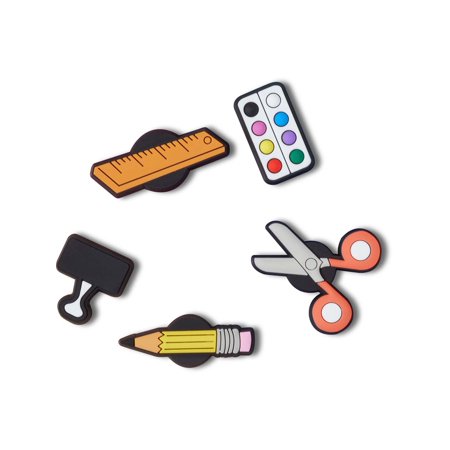 Crocs Jibbitz Pencil Pouch Shoe Charms, 5 pack