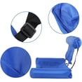thumbnail image 2 of Hamaca para piscina, reclinable flotante, silla de piscina inflable, hamaca flotante plegable para agua, hamaca flotante reclinable para adultos, azul (100x120cm), 2 of 5