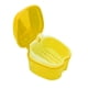 thumbnail image 2 of Estuche de viaje para retenedores dentales, a prueba de polvo, compacto y para alineadores dentales. Amarillo, 2 of 9