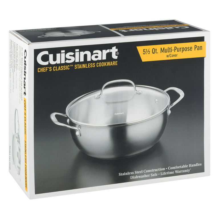 Cuisinart Chef's Classic 4 Quart Stainless Steel Sauce Pan – the  international pantry