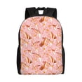 thumbnail image 1 of Disketp Pink Cockatoo Birds Mochila Unisex de Apertura Lateral Completa, Mochila para Laptop para Escuela, Trabajo y Viajes, 1 of 8