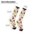thumbnail image 2 of Naloa Cute Vegetables Thigh High Socks Extra Long Stretchy Sock Women Over Knee High Opaque Stocking Daily Wear, 2 of 6