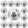thumbnail image 7 of 12pcs Mini Silver Disco Ornaments for Xmas Tree, 7 of 7