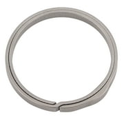 33mm Titanium Alloy Key Ring SidePushing Keyring Outdoor Small Tool Keychain Accessories(Gray )JIXINGYUAN