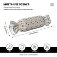 thumbnail image 3 of Wukai Funny Cat White Print Candy Pillow Cylindrical Pillows Sofa Pillow Neck Hand Support Pillows Including Insert Lumbar Pillows, 3 of 8
