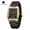 8837-02-black rose gold, variant on Square Watches for Men Stainless Steel Mens Square Watch with Date Original Waterproof Analog Quartz Fashion Business Casual Wristwatch