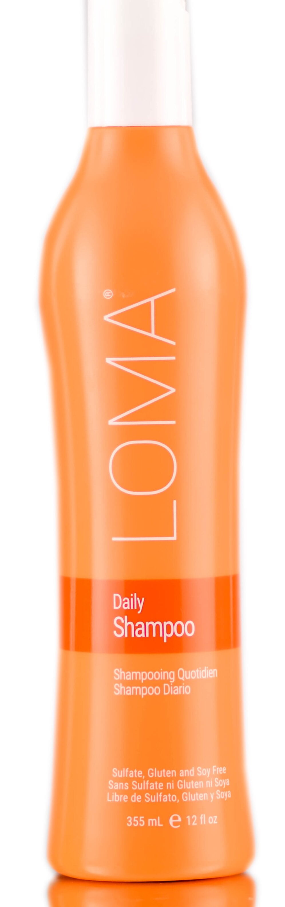 12 oz , Loma Organics Daily Shampoo, hair scalp beauty Pack of 2 w