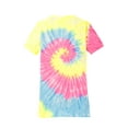 thumbnail image 6 of Port & Company Ladies Tie Dye V Neck Tee-XL (Neon Rainbow), 6 of 6