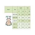 thumbnail image 5 of Suealasg  Little Girl's Floral Print Square Neck Cami Romper Ruffle Trim Wide Leg Shorts Jumpsuit, 5 of 8