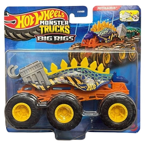 Mattel - Hot Wheels Monster Trucks Big Rigs Vehicle - MOTOSAURUS [JCH43]