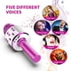thumbnail image 1 of Micrófono de karaoke, altavoz de karaoke de mano DC 5V para teléfono inteligente Android/Apple, 1 of 5
