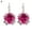 Pink, variant on Ayyufe Women Shiny Rhinestone Leverback Earrings Wedding Engagement