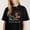 Black-3, variant on Watercolor Cross Tree Graphic for Christians Inspirational Rooted in Christ Casual Tee print T Shirt