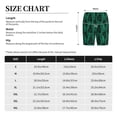 thumbnail image 5 of Picia Mint Bird Feathers Pajama Shorts for Men, Men's Pajama Bottoms, Sleepwear,Short Pajama Pants-4X-Large, 5 of 9