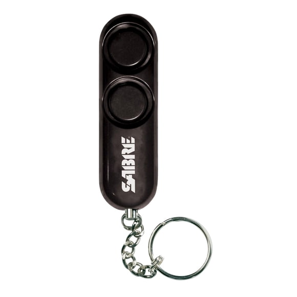 Llavero personal Alarm SABRE, 120 dB, audible, 390 m, negro